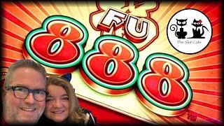 • VLOG Cool Cat Angie's Bday • Fu 888 • High Limit Dancing Drums ••