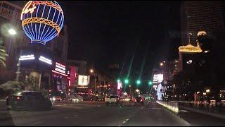 Raw Video  - Las Vegas Strip During COVID-19 Lockdown