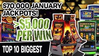 ⋆ Slots ⋆ WATCH THIS: $70,000 from JANUARY JACKPOTS ⋆ Slots ⋆ EVERY Jackpot is AT LEAST $5K