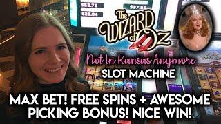 Wow • Top Pick • on Wizard of Oz Not in Kansas Anymore Slot BONUS NICE WIN!!