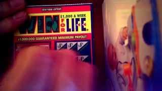 New York State Lottery $2 Win For Life Tickets. We Scratch Seven Real Fast!
