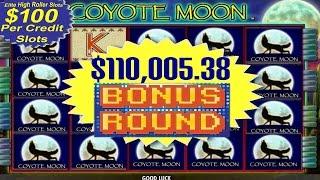 •$110,000K Bonus Round! High Stakes Vegas Casino Video Slots Jackpot Handpay Aristocrat, IGT WMS • S