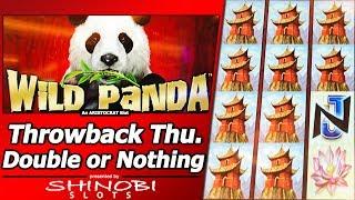 Wild Panda Slot - TBT Double or Nothing, Live Play with Free Spins Bonuses