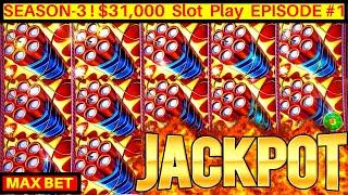 EUREKA Lock It Link Slot Machine HANDPAY JACKPOT w/MAX BET | Season 3 EPISODE #1