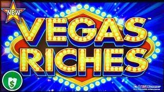 •️ New - Vegas Riches slot machine, 2 Bonuses
