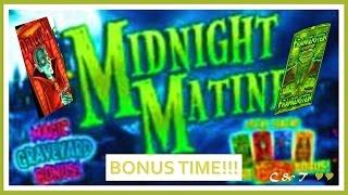 •FIRST ATTEMPT• BIG WINS •Midnight Matinee• - Slot Machine Bonus MAX BET ~ MultiMedia •