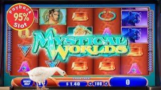 Mystical Worlds 95% slot machine, Worried Goose