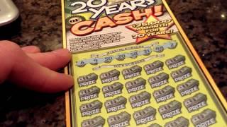 20 Years Of Cash $25 Hoosier Lottery Scratch Off. Sign Up NOW For Shot At Million!