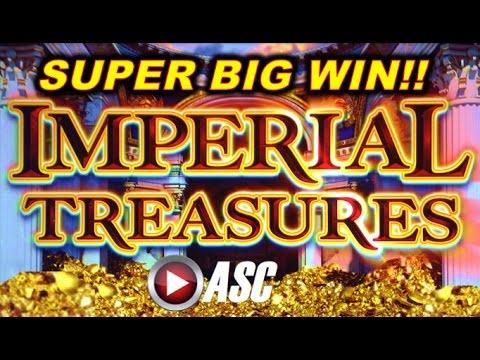 • SUPER BIG WIN • IMPERIAL TREASURES (PART 1 of 2) | BALLY - Slot Machine Bonus