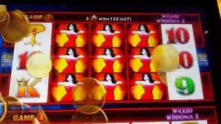 Huge Win - Wonder 4 Jackpot - Wicked Winnings II - 9 locked ladies - big win slot machine bonus #1
