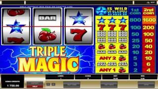 Free Triple Magic Slot by Microgaming Video Preview | HEX