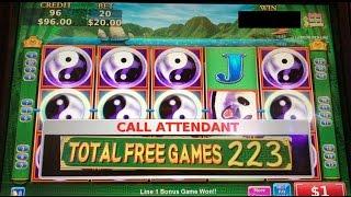 ** BIGGEST HANDPAY ** China Shores High Limit Slot Huge Jackpot Multiple Retrigger 239 Spins Slots
