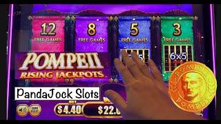 My first time on Pompeii, Rising Jackpots was a good one!