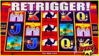 BIG WINS on Lightning Link HIGH LIMIT Slot Machine RETRIGGER | HOLD & SPIN