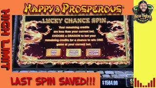 BACK2BACK3BACK BONUS! High Limit Dragon Link Happy and Prosperous Bonus Jackpot Handpay