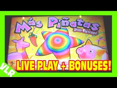 MAS PINATAS POR FAVOR! - Slot Machine LIVE PLAY & BONUSES