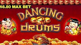 DANCING DRUMS - MAX BET - Slot Machine Bonus