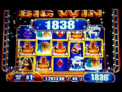 Kronos Slot Machine Jackpot - $45/$36 Live Play with Bonus!