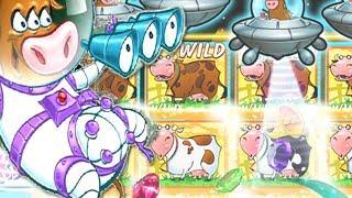 Invaders Return From the Planet Moolah Slot Machine • Happy Cows from California  • Slot Traveler
