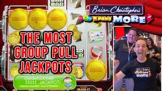OMG!! We got the MOST JACKPOTS EVER in a Group Pull & it's on MY SLOT MACHINE ⋆ Slots ⋆