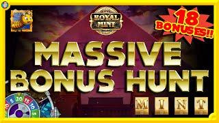 • MASSSSSSIVE Bonus Hunt with 18 BONUSES!!! •
