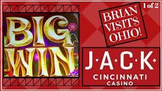Brian Visits Ohio Casino *1 of 2* • LIVE PLAY • Slot Machine Pokies at JACK'S in Cincinnati
