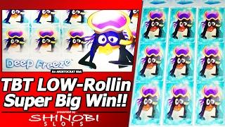 Deep Freeze Slot - TBT LOW-Rollin, Super Big Win!!  Deep and Freeze Feature Bonuses