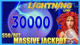 HIGH LIMIT Lightning Link High Stakes & Magic Pearl (2) HANDPAY JACKPOTS Bonus Rounds Slot Machine