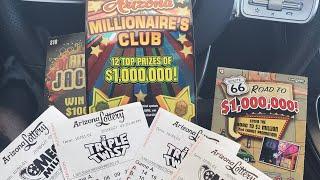 OUR BIGGEST SINGLE WIN, $115 WORTH OF CA & AZ LOTTERY SCRATCHERS. LIVESTREAM #5 LETS GET IT!!!