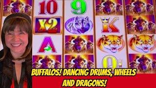 Buffalos Stampeded! Drums Danced! Wheels Spun & Dragons Roared!