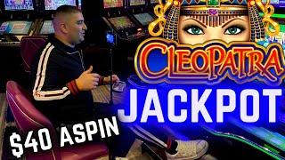 JACKPOT HANDPAY On High Limit Cleopatra 2 Slot ! Las Vegas Casino JACKPOT