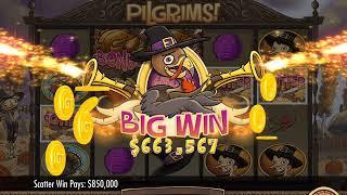 PILGRIMS! Video Slot Casino Game with a "BIG WIN" SCATTER BONUS