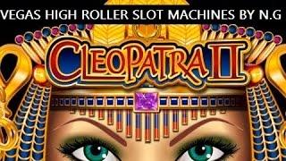 Cleopatra 2 Slot Machine Bonuses $3 and $4  Bet Live Play FULL VIDEO
