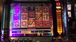 Cleopatra Slot Machine Bonus $.05 Denomination New York Casino Las Vegas