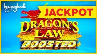 JACKPOT HANDPAY! Dragon's Law Boosted Slot - FINALLY, IT HAPPENED!