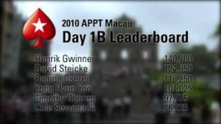 APPT Macau 2010: Day 1C Update - Asia Pacific Poker Tour PokerStars.com