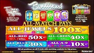 Brilliant Jewels slot machine, Live Play & bonus