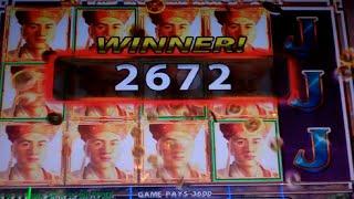 West Journey Treasure Hunt Slot Machine Bonus + NICE Line Hit - 8 Free Games Win with Super Stacks