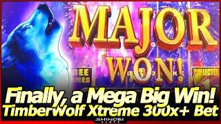 TimberWolf Xtreme Slot Machine - MAJOR Jackpot Won!  Finally a Mega Big Win in this tough game!