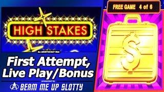 High Stakes Slot - First Attempt at New Lightning Link title by Aristocrat
