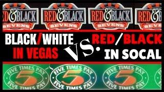 Black/White in Vegas VS. Red/Black in SoCal