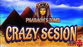 CRAZY BIG WIN SESSION on Pharaoh's Tomb - Novomatic Slot