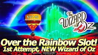 NEW Over the Rainbow, Wizard of Oz Slot Machine at Yaamava Casino! Live Play, Glinda and Free Spins!