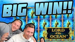 MEGA WIN!!!! Lord Of the Ocean BIG WIN - HUGE WIN on Novomatic slot from CasinoDaddy