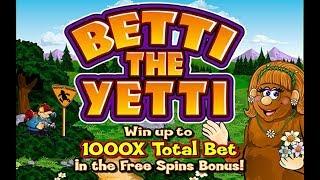 HIGH LIMIT BONUS!!! LIVE PLAY and BONUS on Betti the Yeti Slot Machine