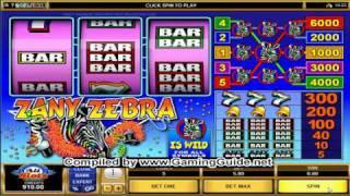 All Slots Casino's Zanu Zebra Classic Slots