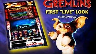 GREMLINS Slot - First "LIVE" Look - REAL NICE WINS! - Slot Machine Bonus