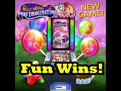Willy Wonka!  Pure Imagination Slot Machine!  Fun wins!