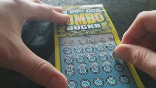 SCRATCH OFF WINNER! $3,000,000 JUMBO BUCKS ILLINOIS LOTTERY SCRATCH OFF!