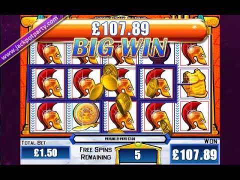 £308.50 SUPER BIG WIN ON KINGDOM OF THE TITANS™ (205 X STAKE) SLOTS AT JACKPOT PARTY